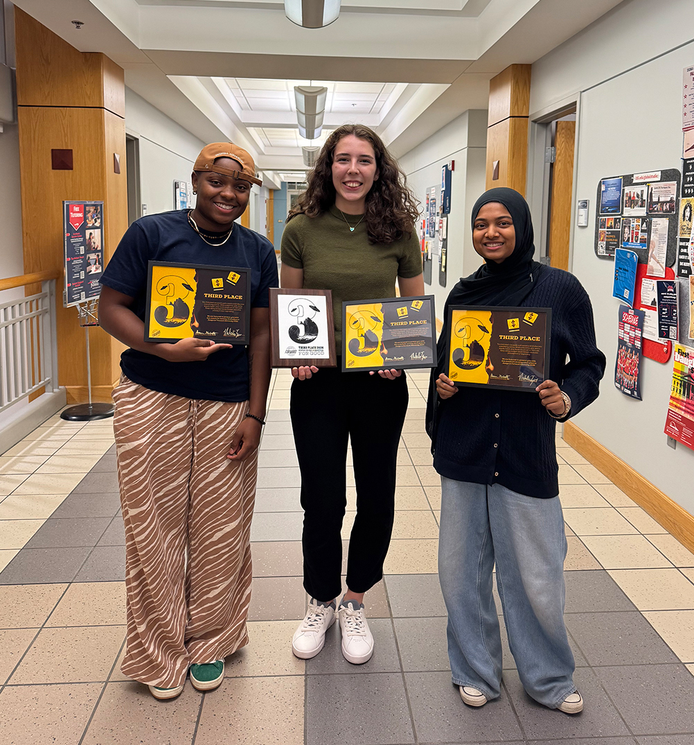 Recommended size: 800 × 600 px Graphic Design students Daijah Dailey, Grace Glaser and Afia Sushma