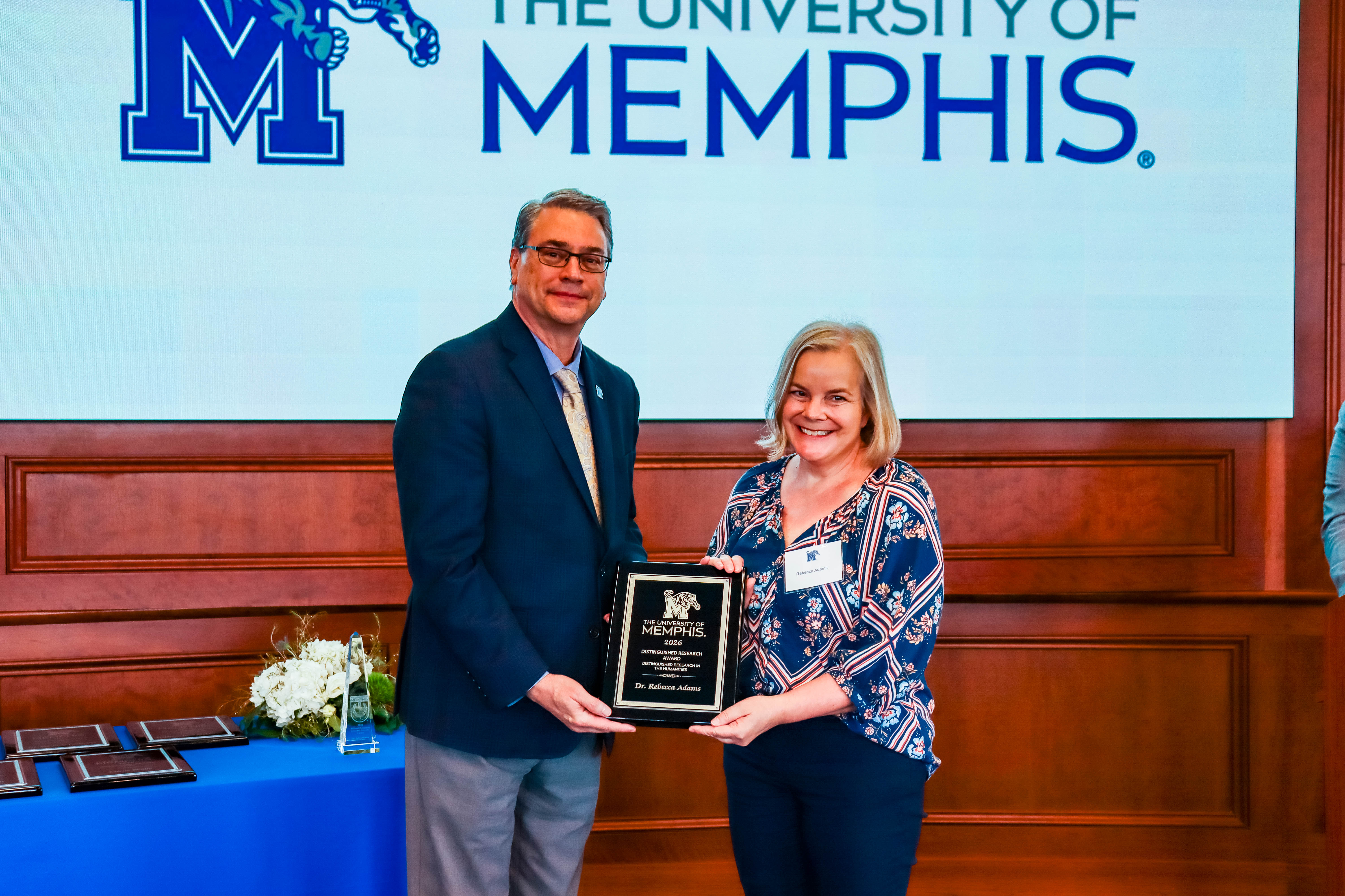 Provost and faculty recognition