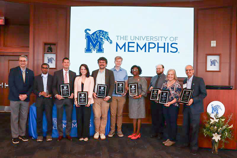 Provost Russomanno and 2026 faculty award winners