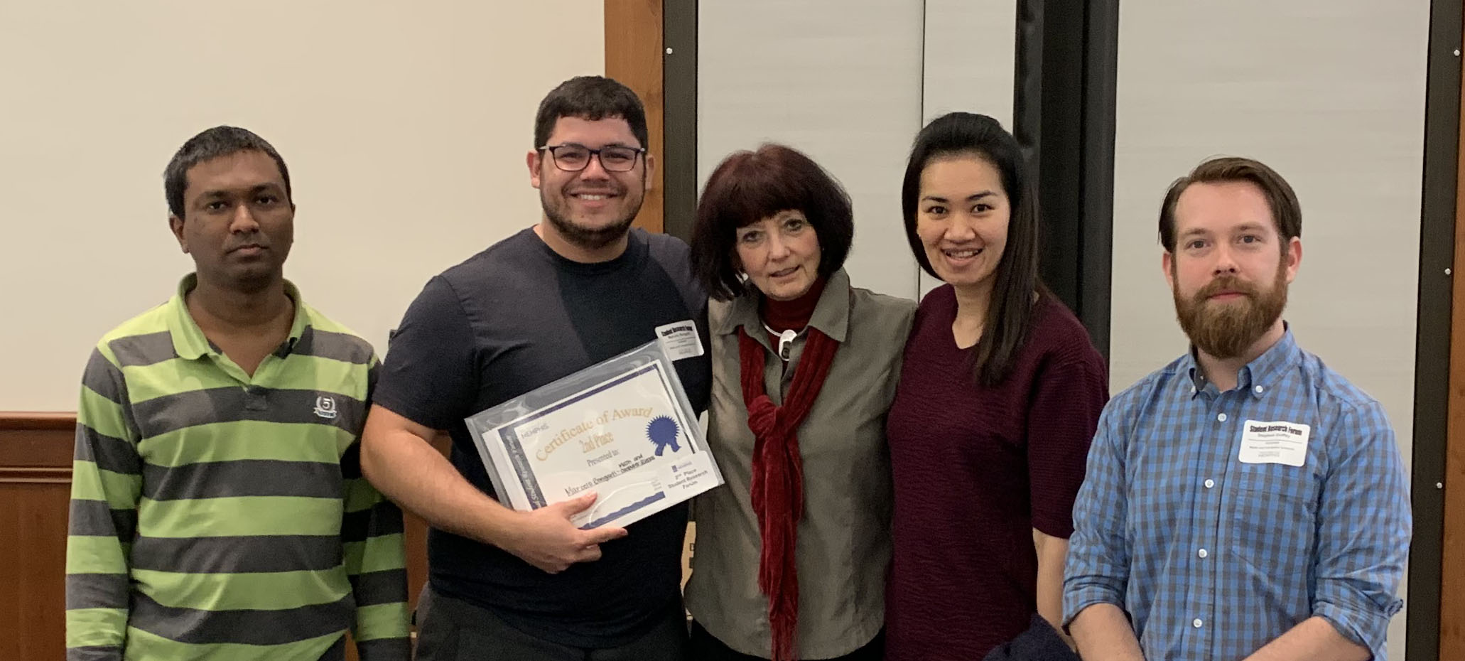 Dr. Irena Lasiecka (center) with Students