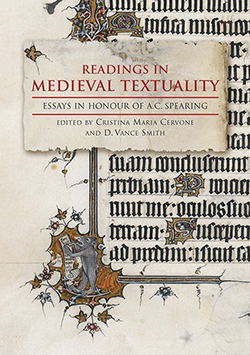 Cristina Maria Cervone Readings in Medieval Textuality Bookcover