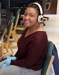 Raven Davis, undergraduate researcher in Dr. Keith Bower's lab