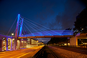 bridge at night