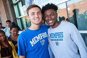 two male students at Memphis Madness