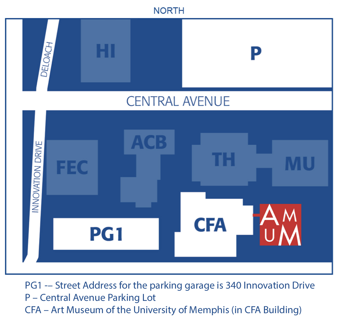 Map to AMUM