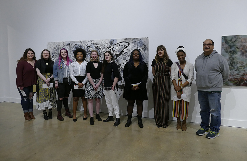 Awards recipients for the 37th Annual Juried Student Exhibition (group photo)