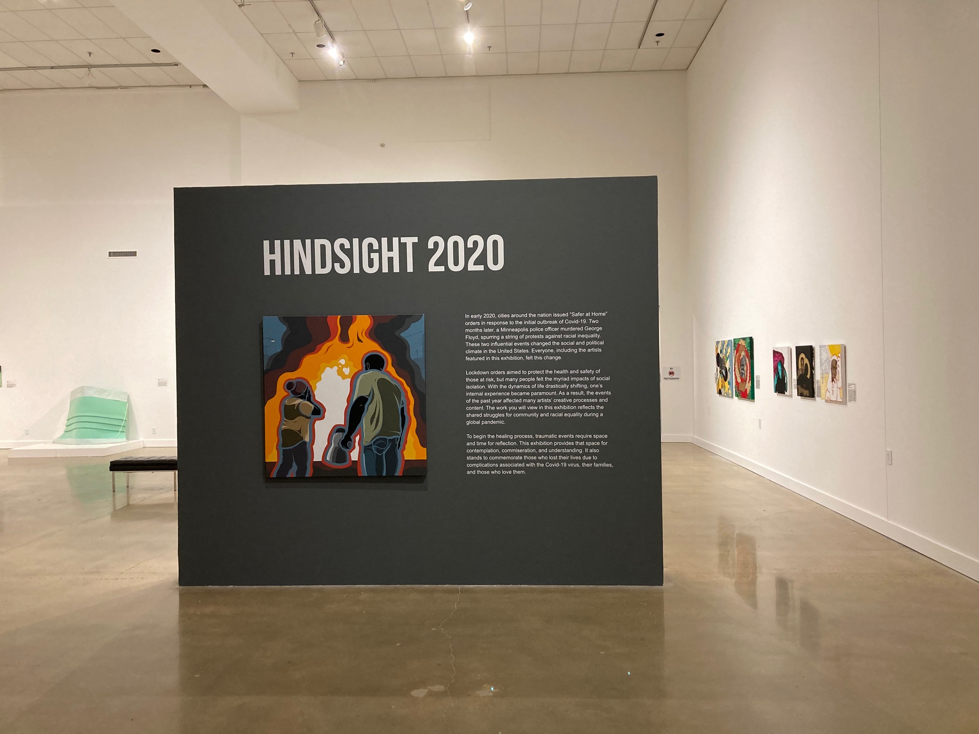 Hindsight 2020 installation views