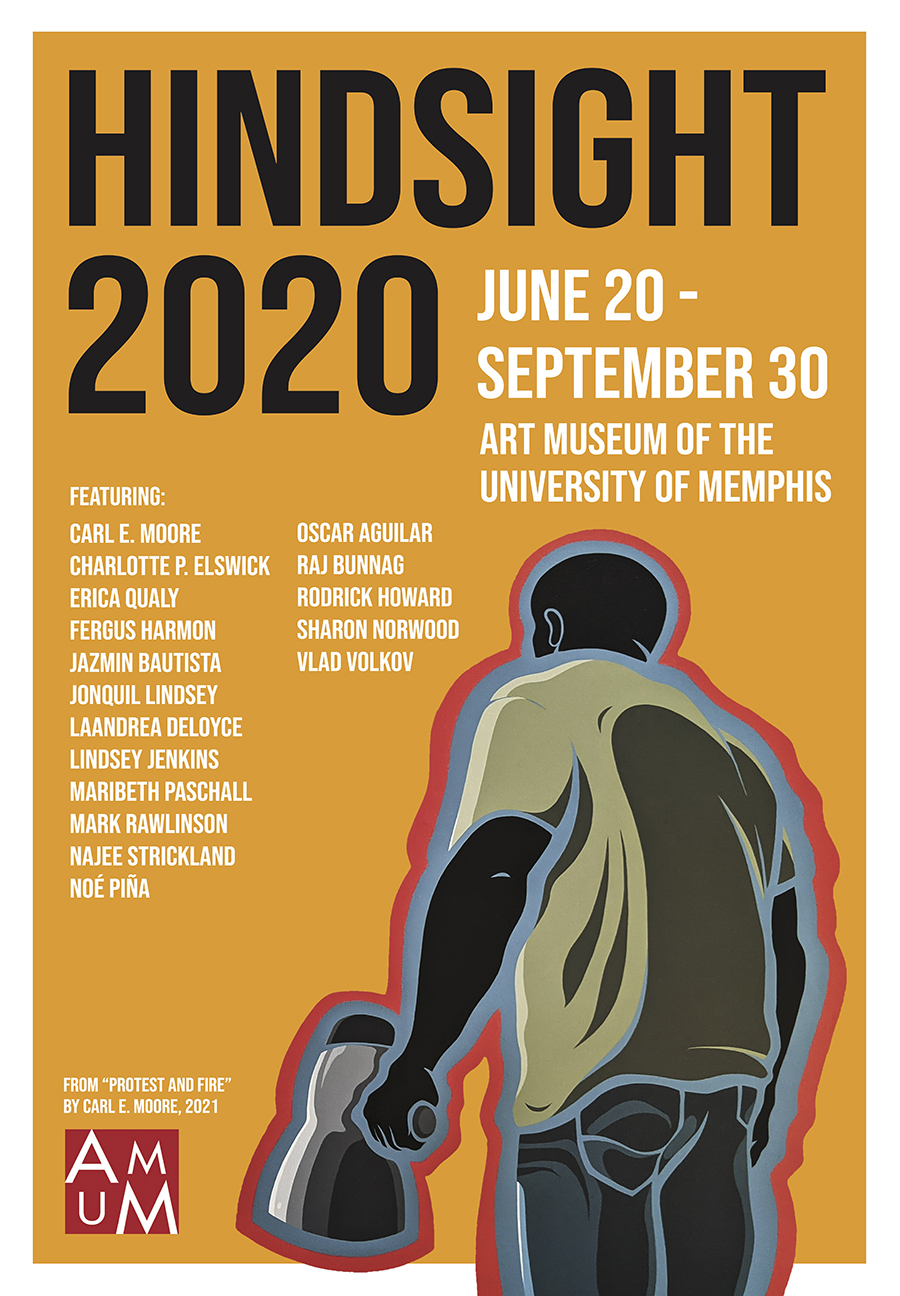 Hindsight 2020 artist list poster