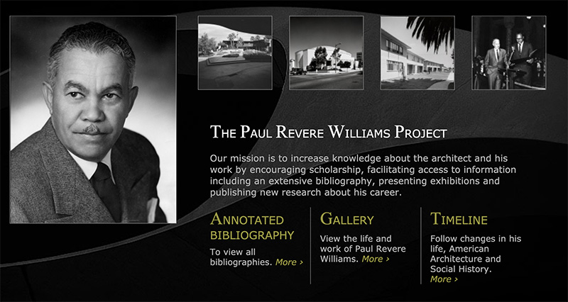 click here to visit the Paul R Williams Project