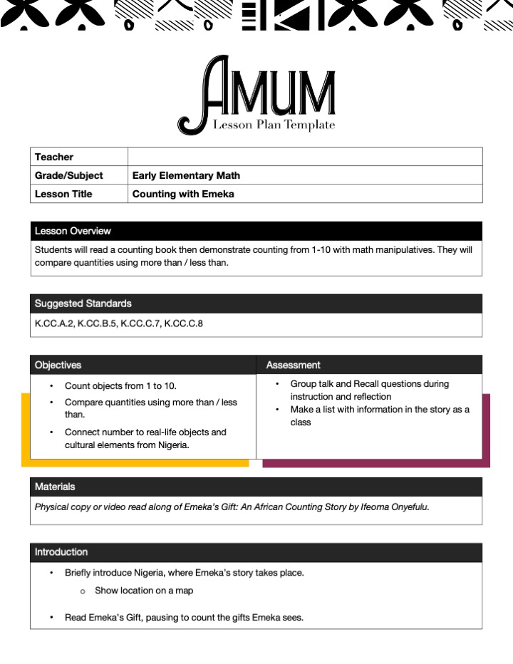 Early Elementary math