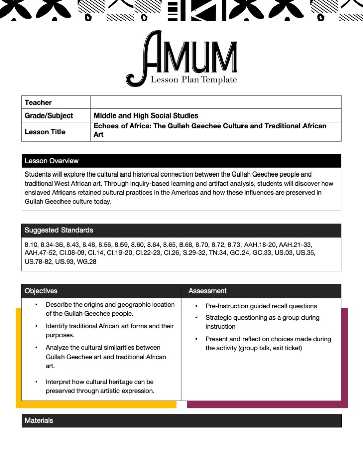 Middle & High social studies 1