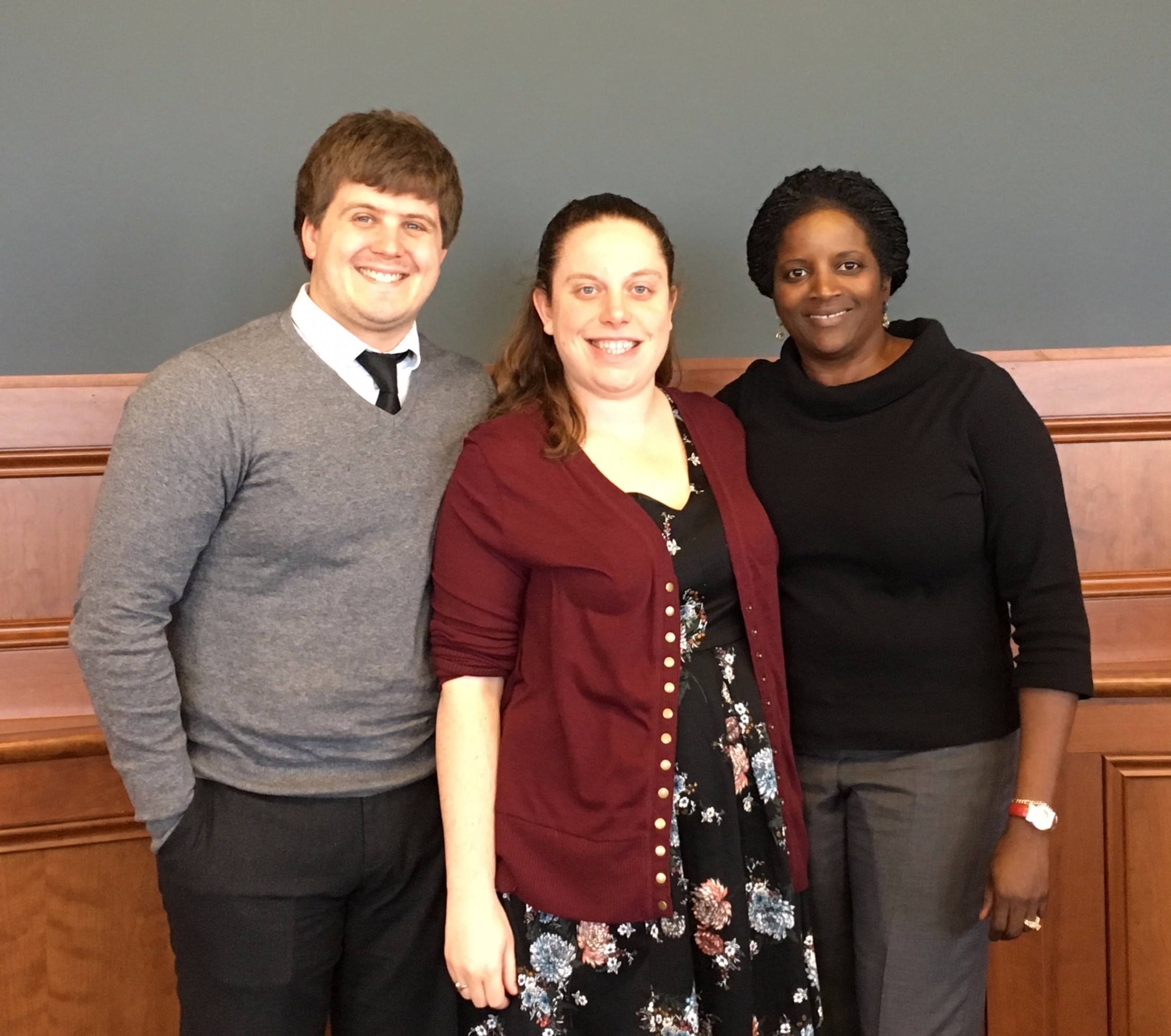 John Chandler, Joyce Harris, & Kendra Vaughn