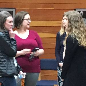 Rachel Starks, Megan Wilkinson, Christine Wunrow, and Dr. Katherine Lambert-Pennington