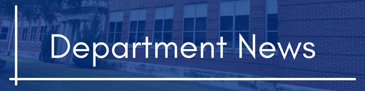 Department News Banner