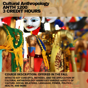 Cultural Anthropology course fall 2025