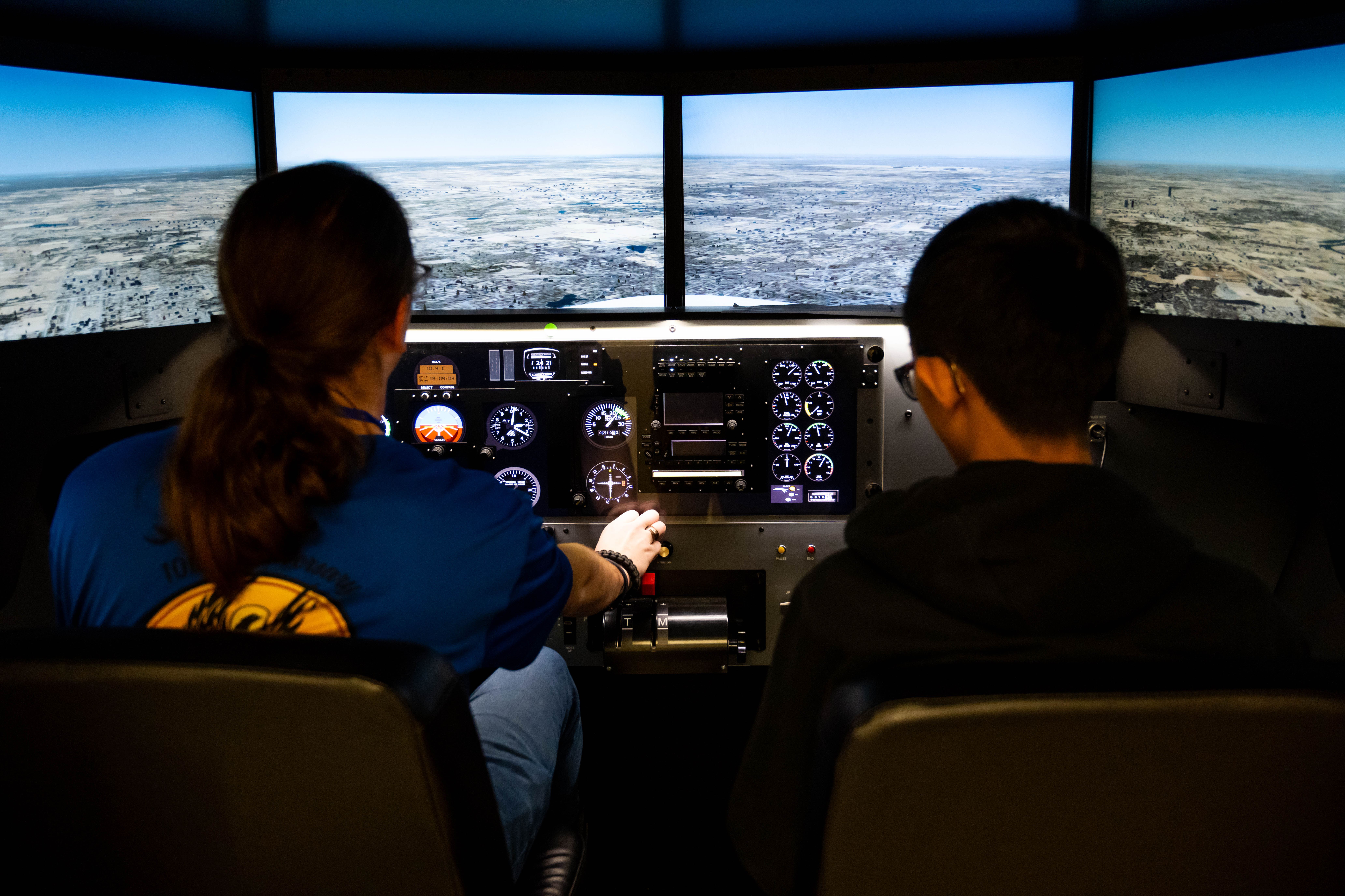 Flight simulator at the University of Memphis