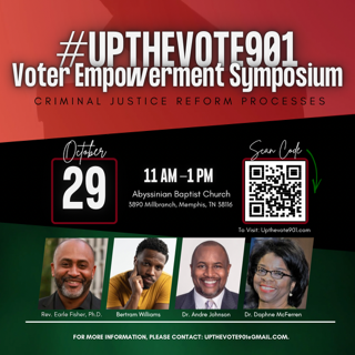 Uplift the Vote Symposium Flyer