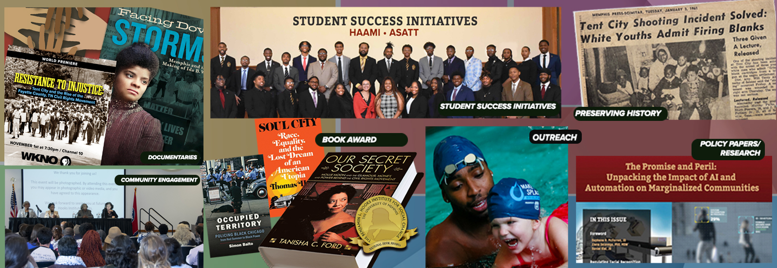 Photos from Hooks Institute programs.