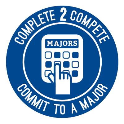 commit to a major logo