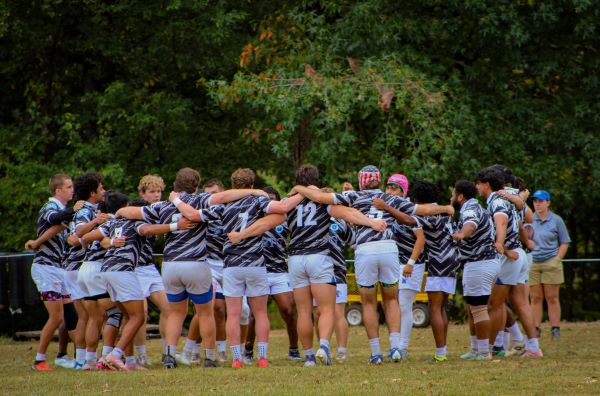 Rugby huddle