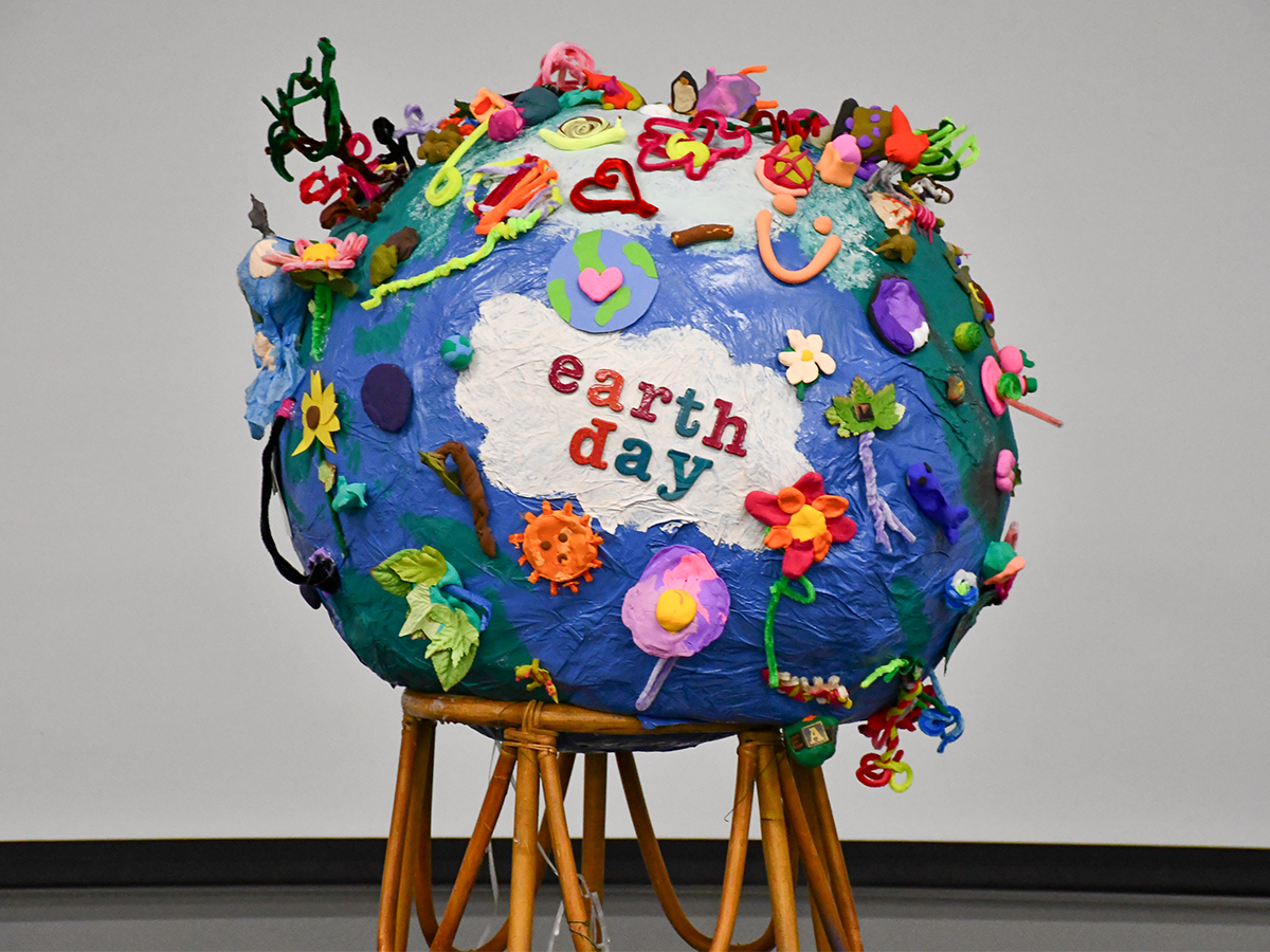 Fully Decorated Earth Day Globe