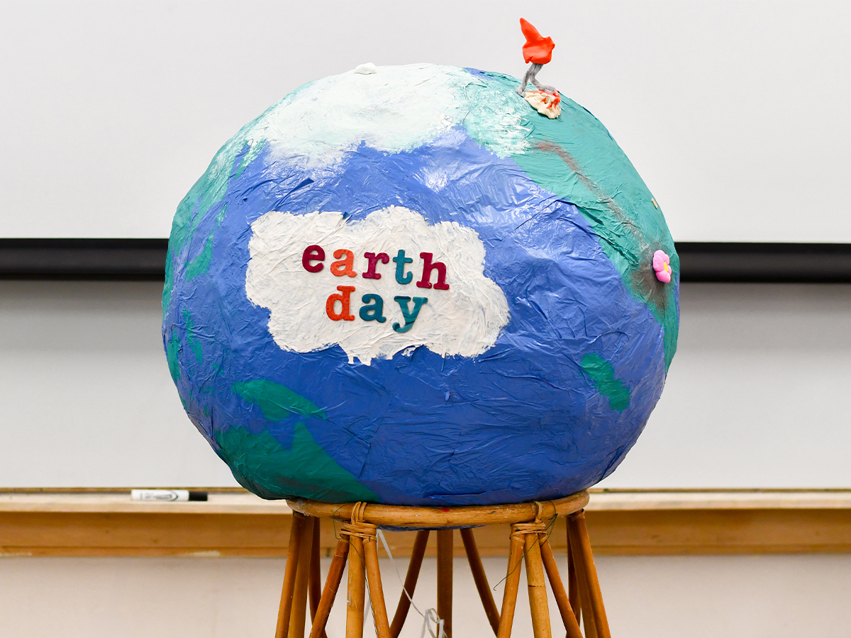 Unfinished Earth Day Globe