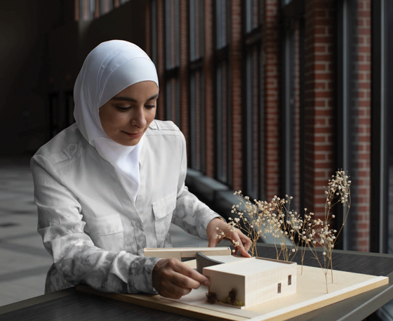 Born and raised in Damascus, Syria, Hadidi came to Memphis in 2016 with a goal of building a career in architecture. 