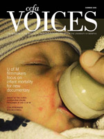 Cover art for Summer 2008 issue of Voices