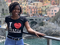 student in Italy for Study Abroad