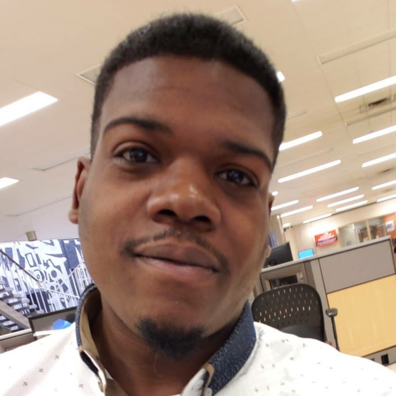 man smiling