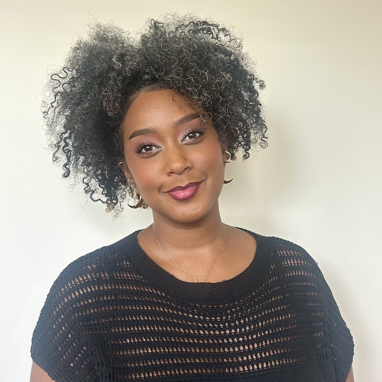 Woman smiling