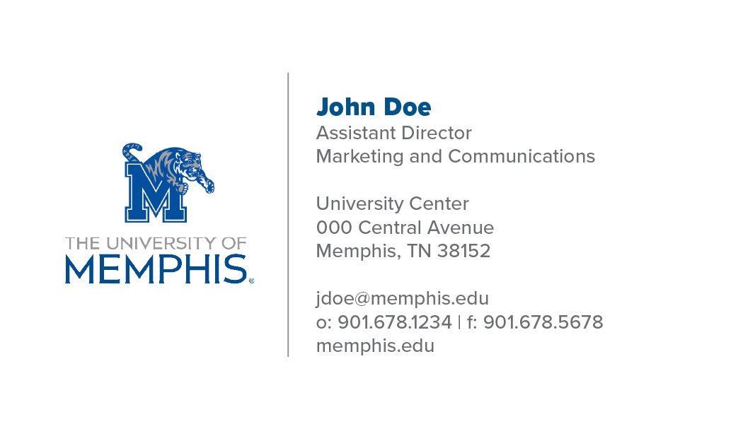 Horizontal Business Card