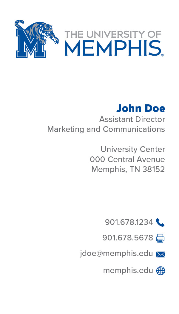 Vertical Business Card