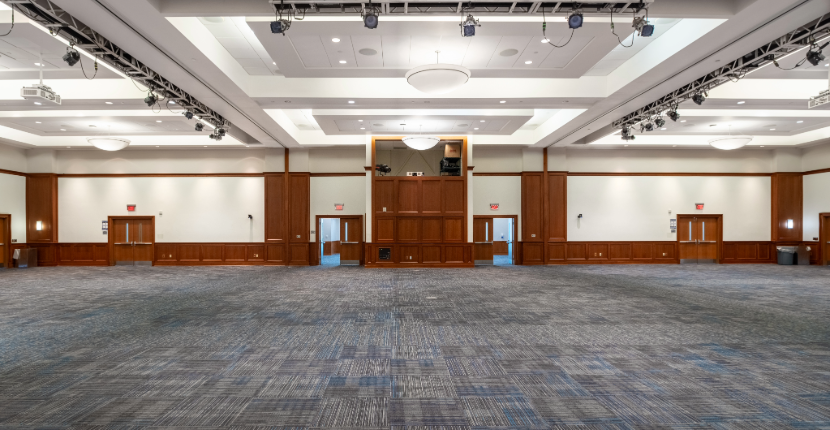 UC Ballroom empty