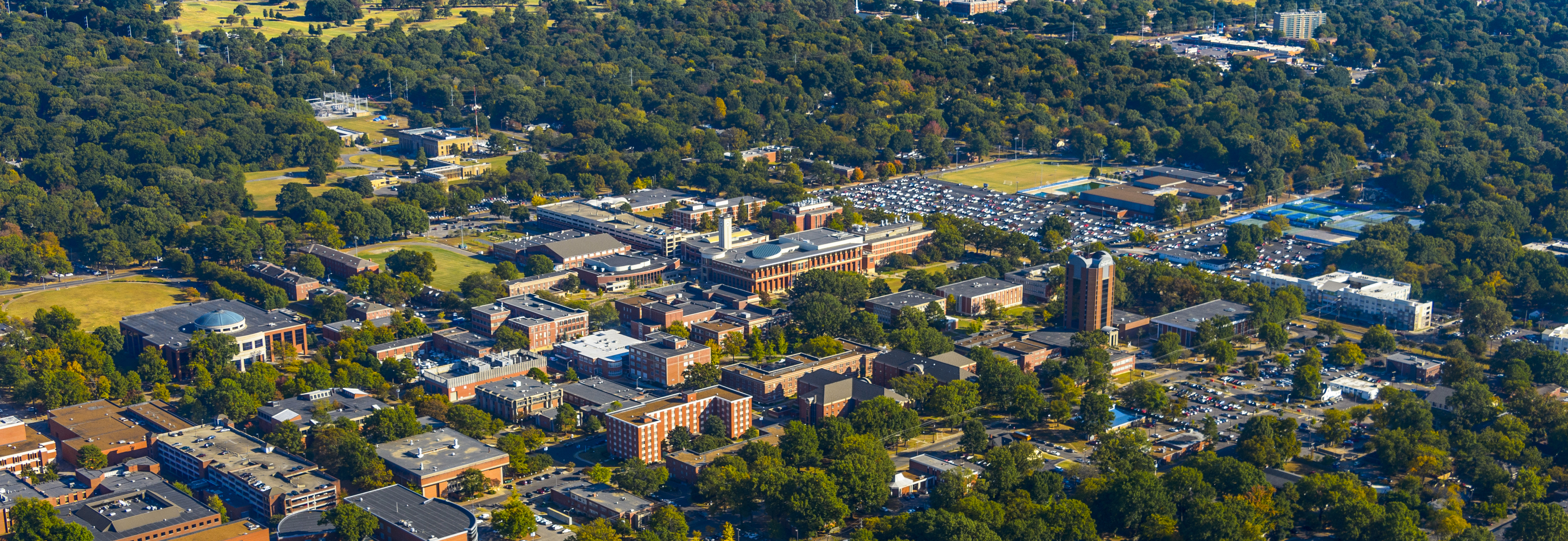 campus aerial view