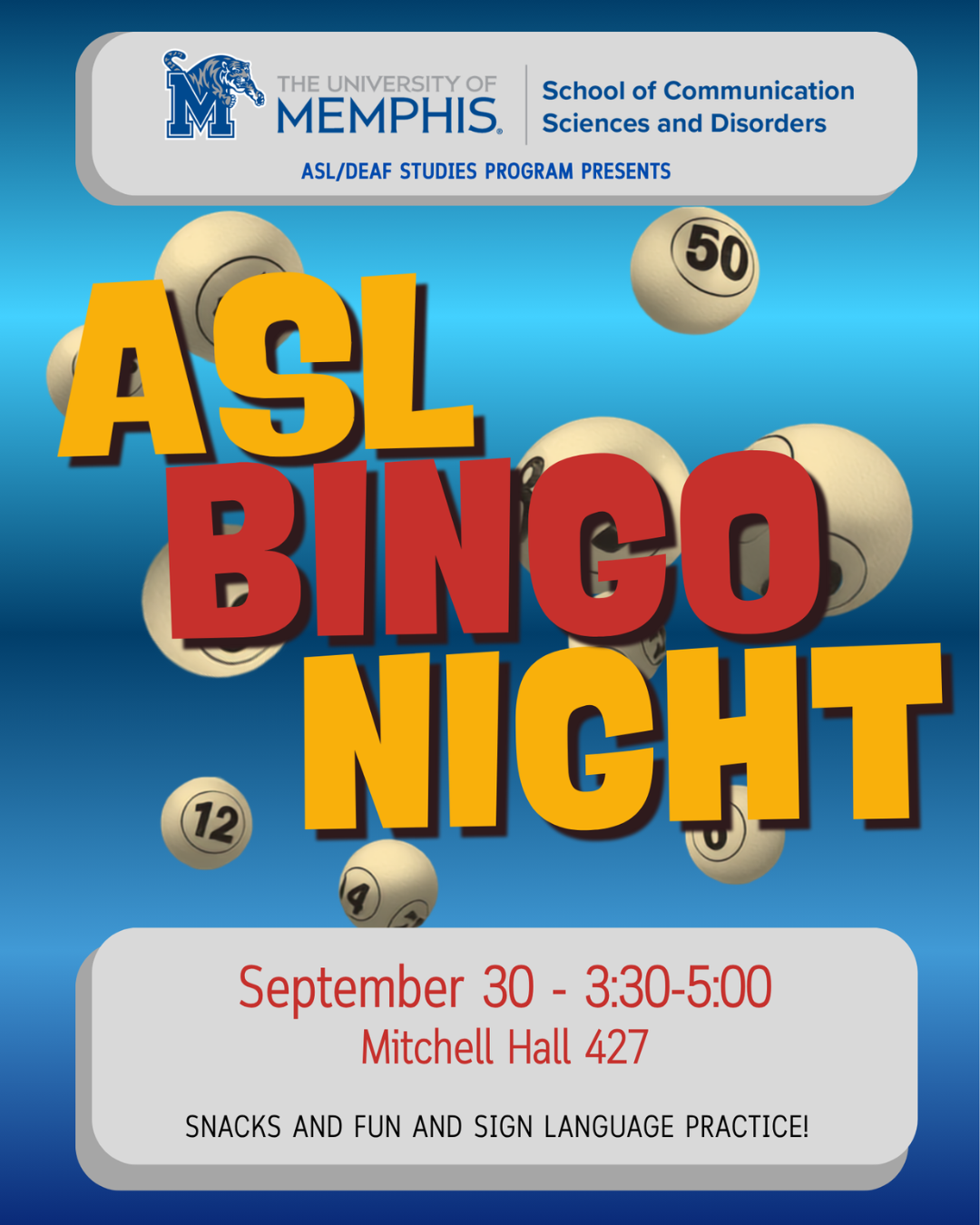 ASL Bingo Night