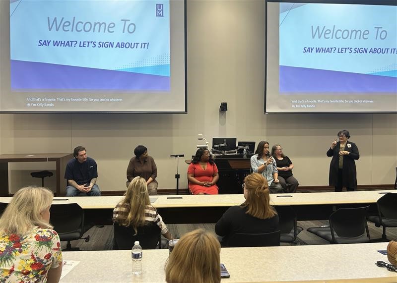  "Say What? Let’s Sign About It" 