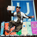 A UofM graduate kicking up his heels