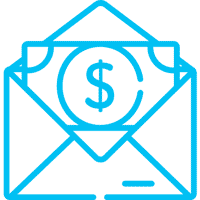 money in envelope icon