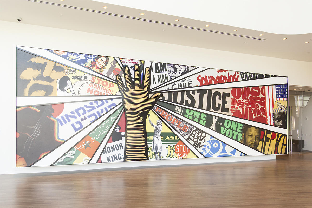 Mural at National Civil Rights Museum