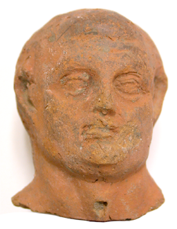 Terracotta Head of a man