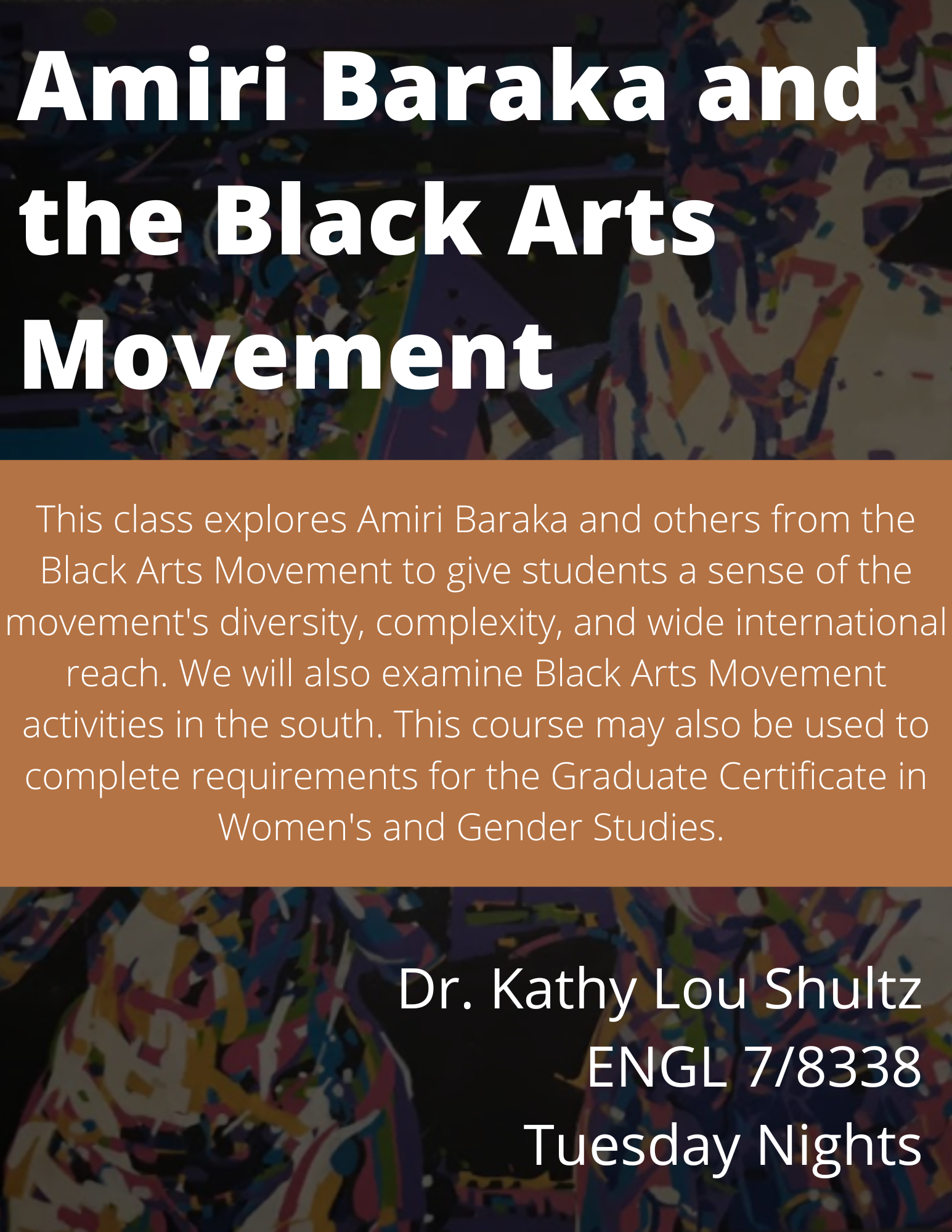 Amiri Baraka and the Black Arts Movement