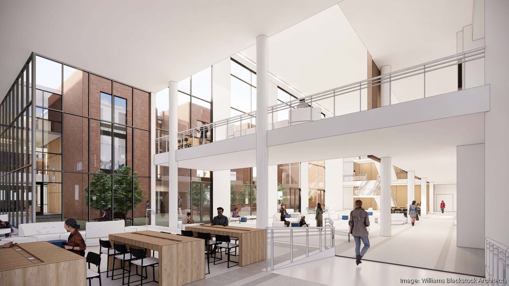 Recommended size: 800 × 600 px Rendering of new building