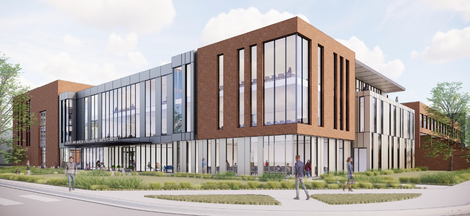 Recommended size: 800 × 600 px Rendering of new building