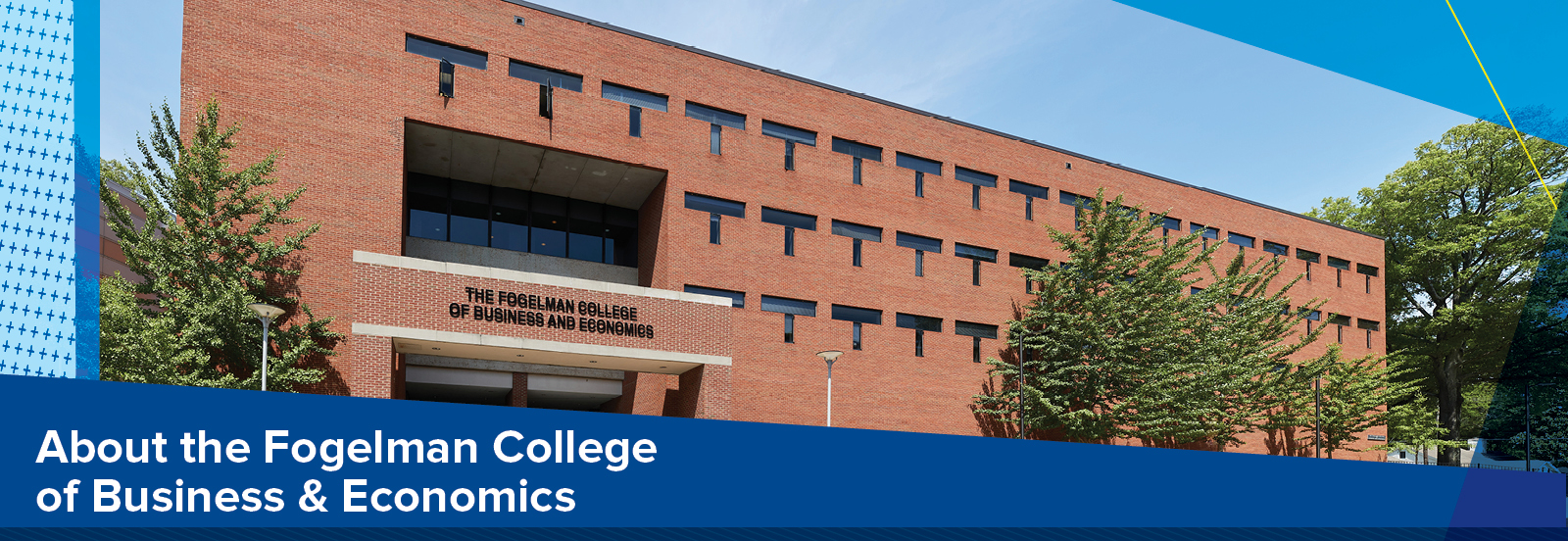 About the Fogelman College of Business & Economics
