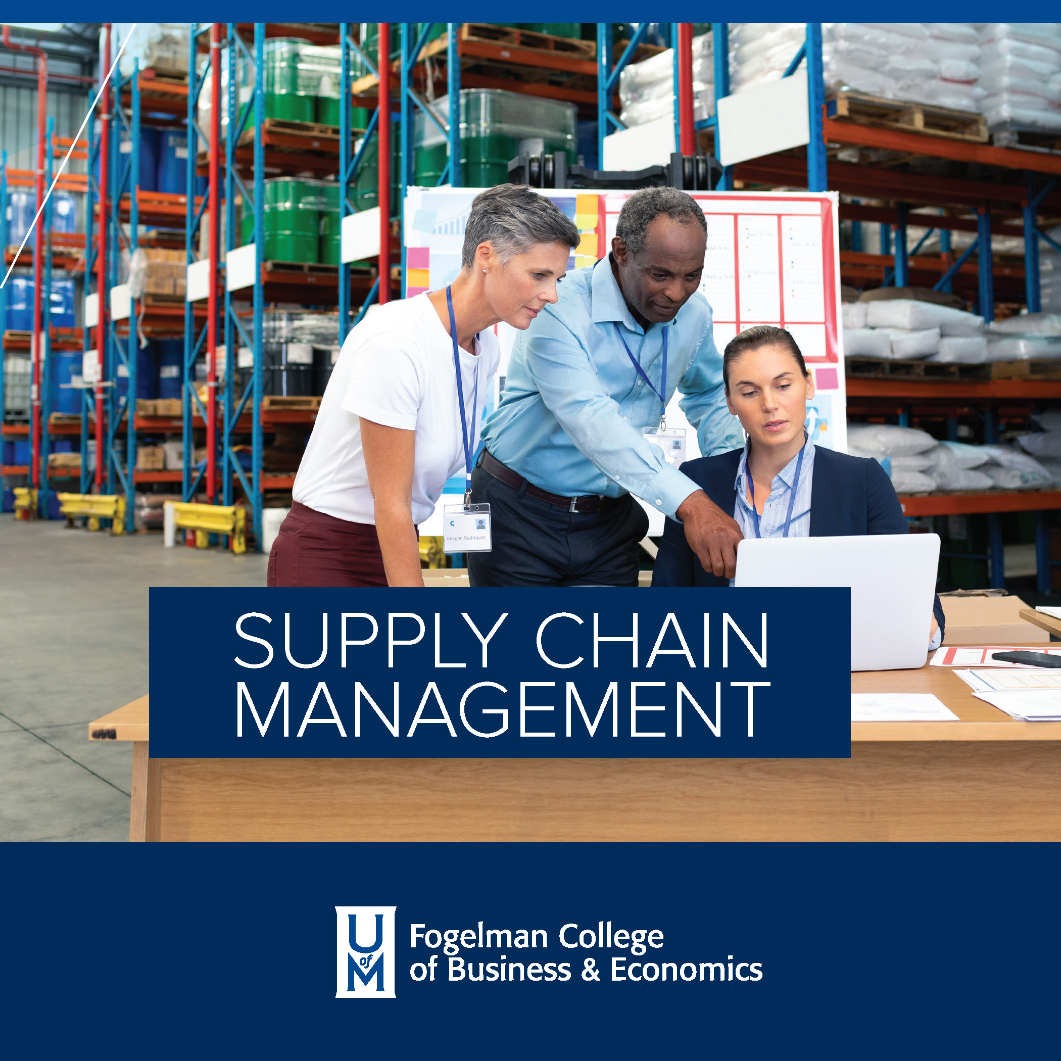 Supply Chain Management Brochure Cover