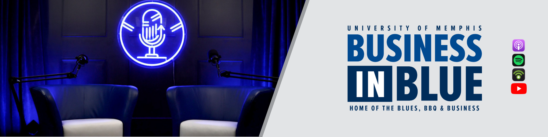 Business in Blue - the official FCBE podcast. All things business, all things memphis.