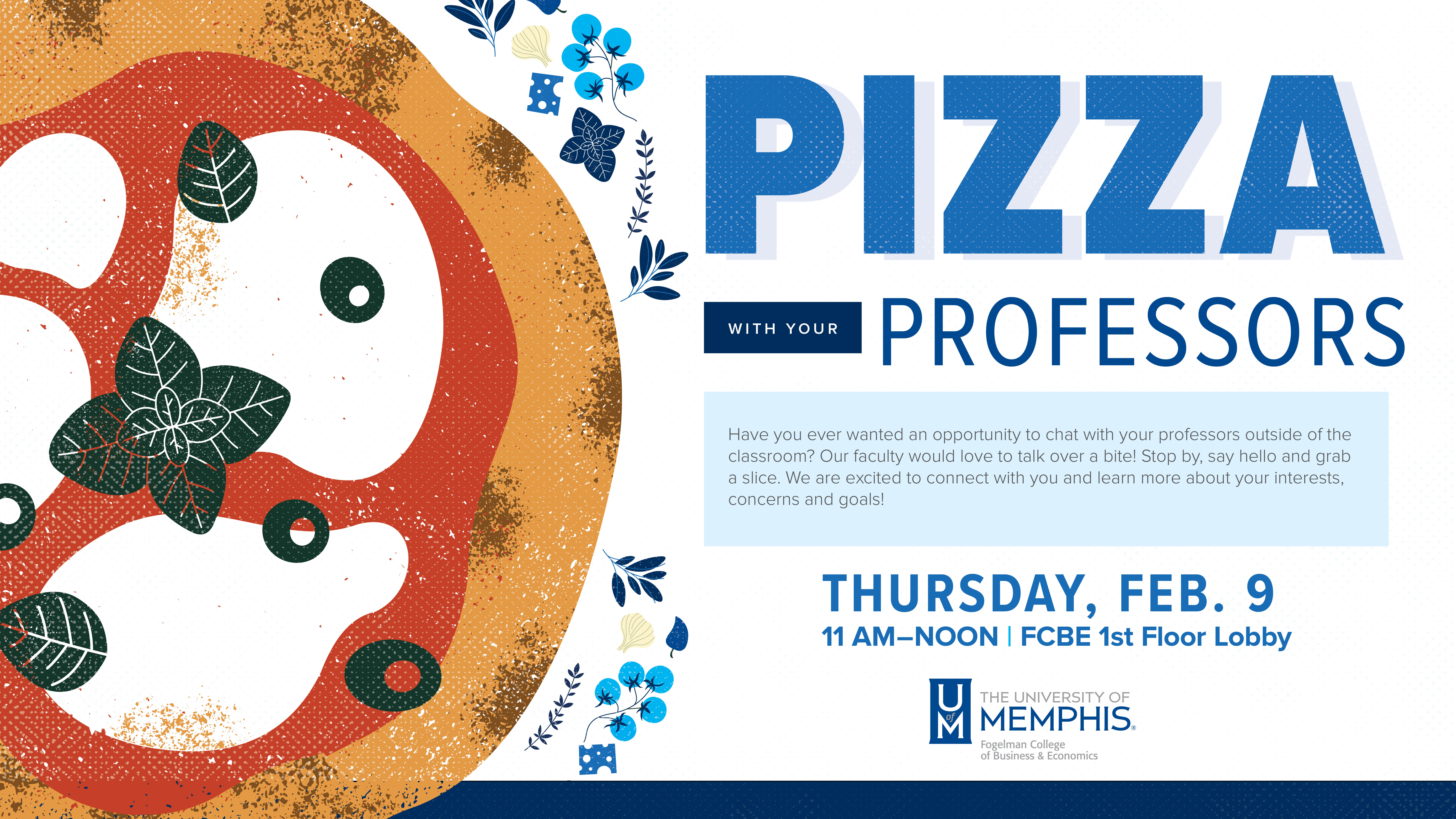 Pizza with Profs