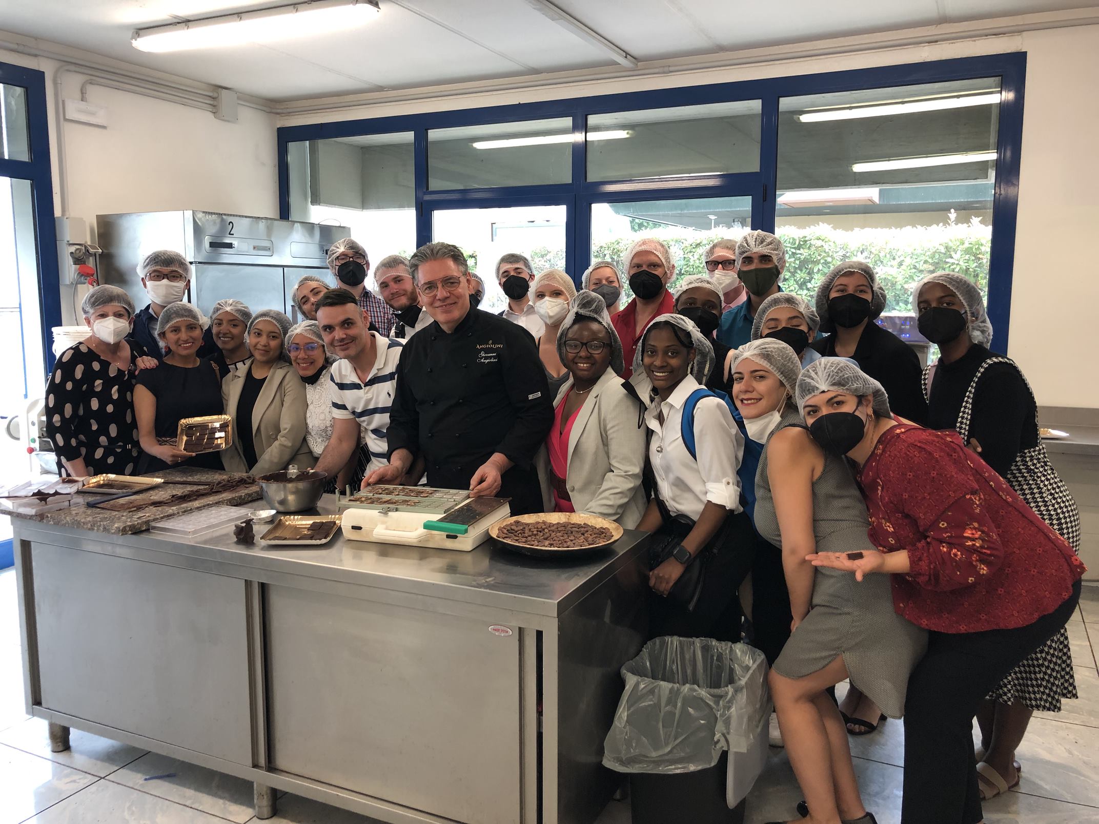 Visiting an Italian chocolate factory was a group favorite.