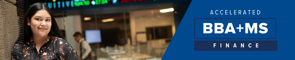 Accelerated BBA + MS in Finance